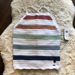 Hollister Tie back sweater tank 
NWT